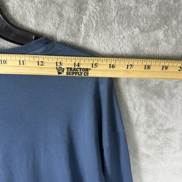 Polo Ralph Lauren Men's Vneck Regular 2XL Blue Pullover Knit Sweater Preppy Golf - Picture 5 of 13